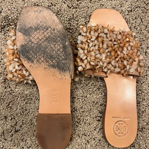 Tory Burch Sparkle Sandals - Picture 2 of 3